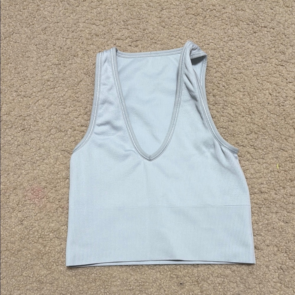 Athleta Blue Tank Top with Sleek Design